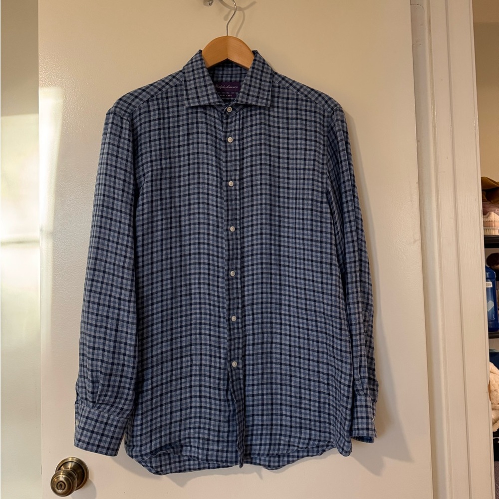 Ralph Lauren Purple Label Men's Shirt in Linen